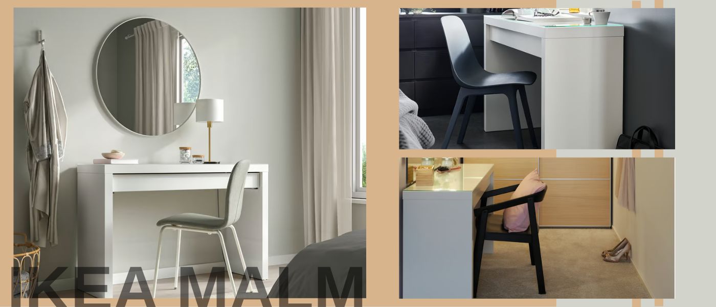 میز آرایش ایکیا مدل IKEA MALM